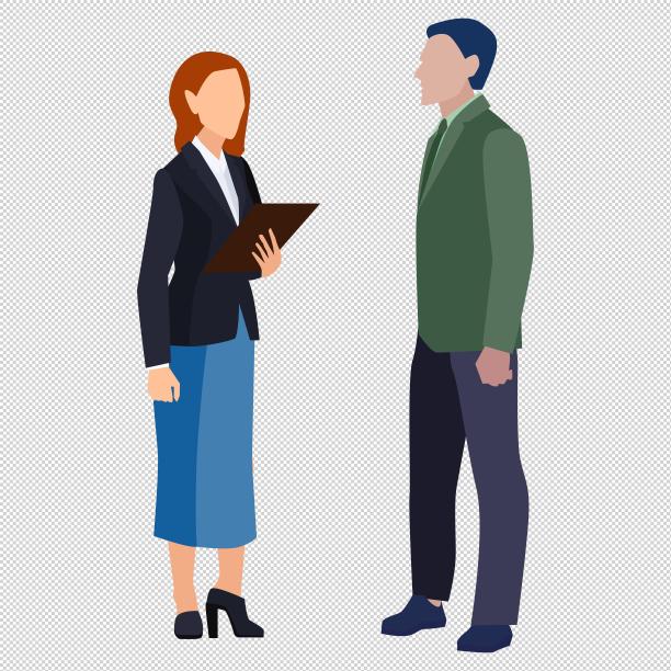 男女工作汇报图片下载