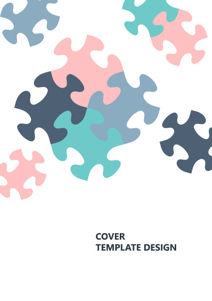 颜色鲜艳的字谜，用字谜的地方为文字。团结，团队合作的理念。向量图片下载