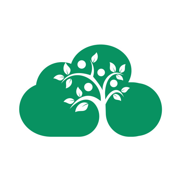 人云树标志设计。家谱符号和符号。图片下载