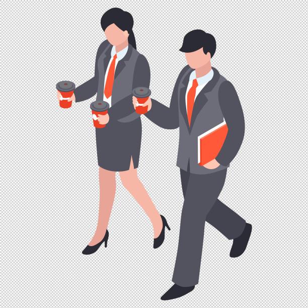 男女商务咖啡图片下载