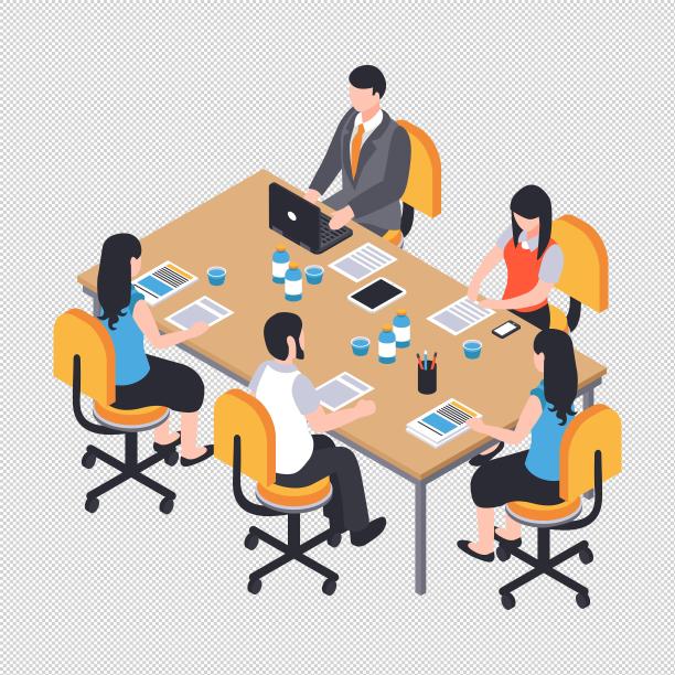 男女会议开会图片下载