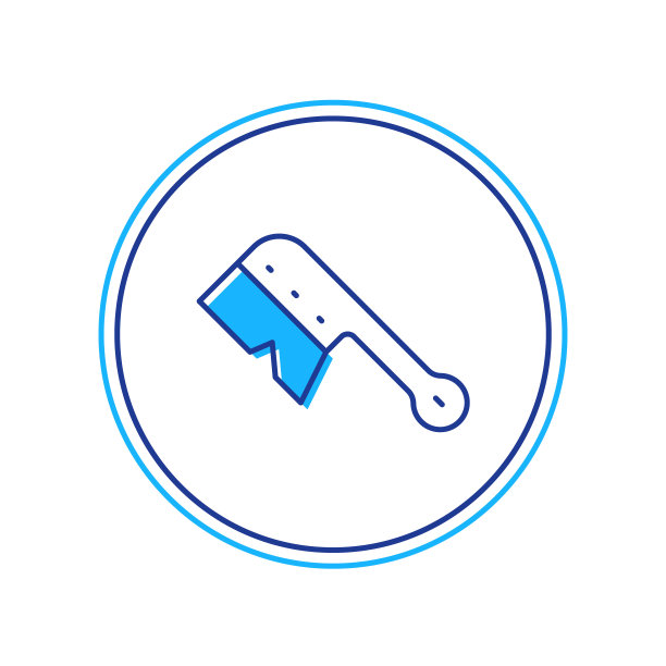 填充轮廓养蜂刷图标孤立在白色背景。养蜂人的工具。向量图片下载