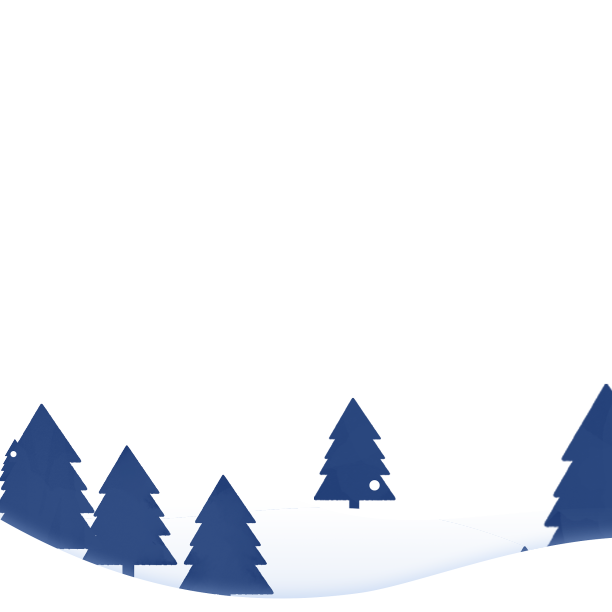 水彩雪地雪景图片下载