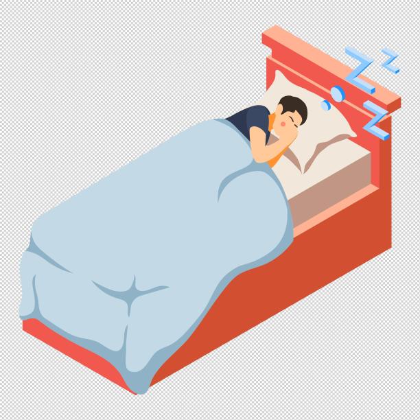 男人睡觉床被子图片下载
