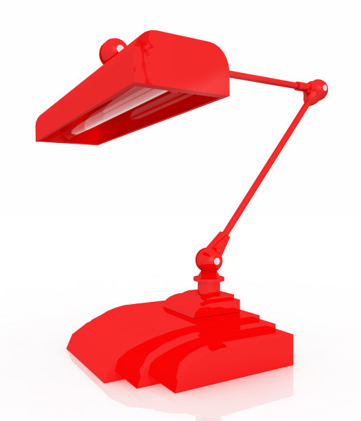 红色的台灯图片下载