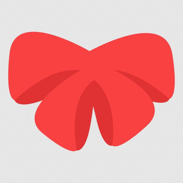 红色蝴蝶结装饰品图片下载
