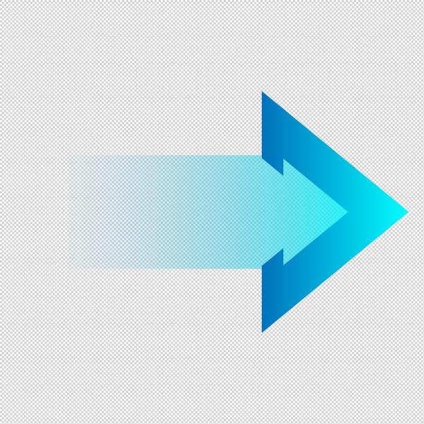 蓝色科技箭头重合图片下载