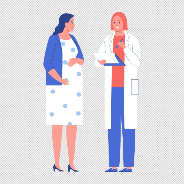 医生孕妇病例笔图片下载