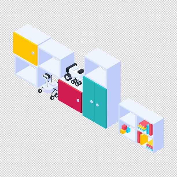 置物柜机器人玩具车图片下载