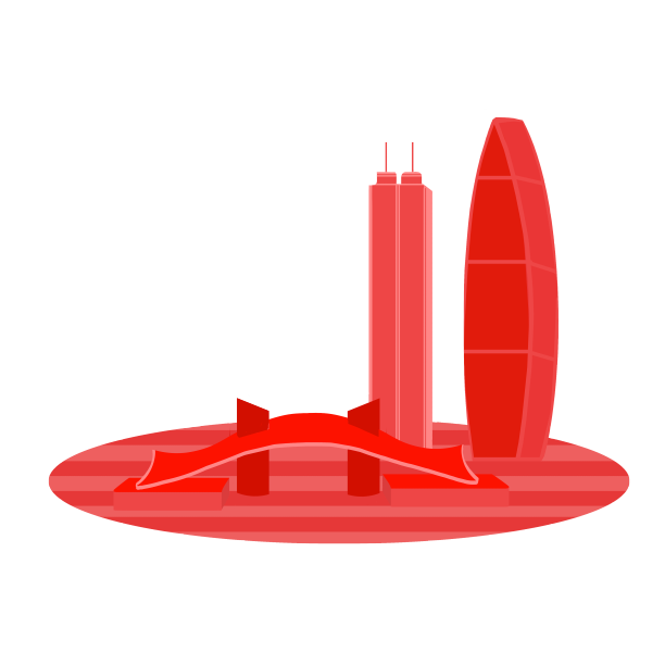 国庆节喜庆建筑图片下载