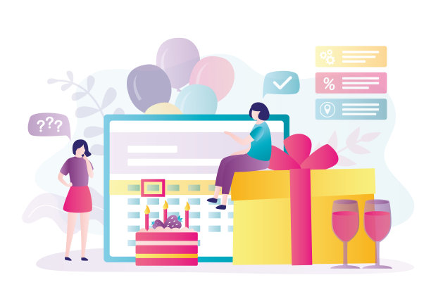 怀疑客户与度假组织者谈话。妇女与组织者批准日期或装饰图片下载