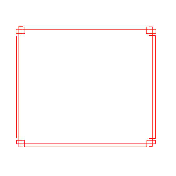 边框红色中国结图片下载