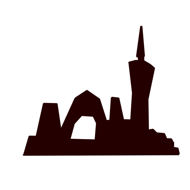 高楼大厦剪影图片下载