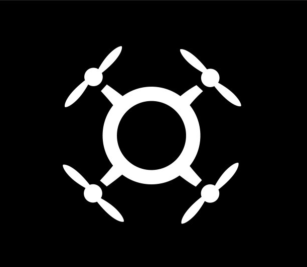 无人机logo概念设计图片下载