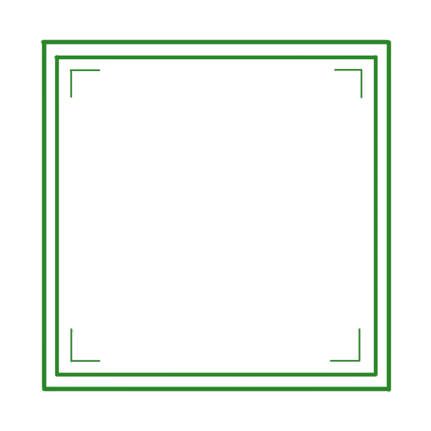 绿色简单边框图片下载