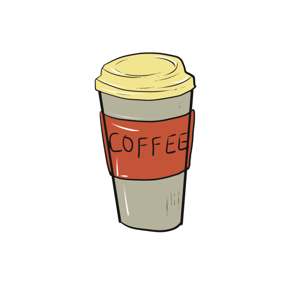 纸杯咖啡饮料图片下载