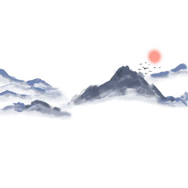 水墨山水国画图片下载