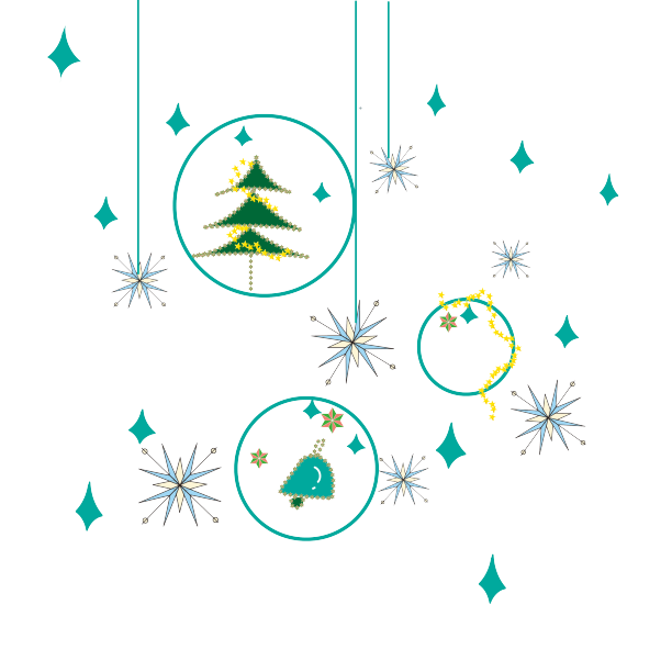 圣诞雪花背景图片下载