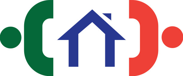 带有房屋的家庭图标设计图片下载