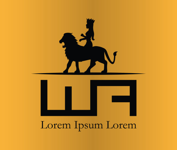 狮子与皇后标志图片下载