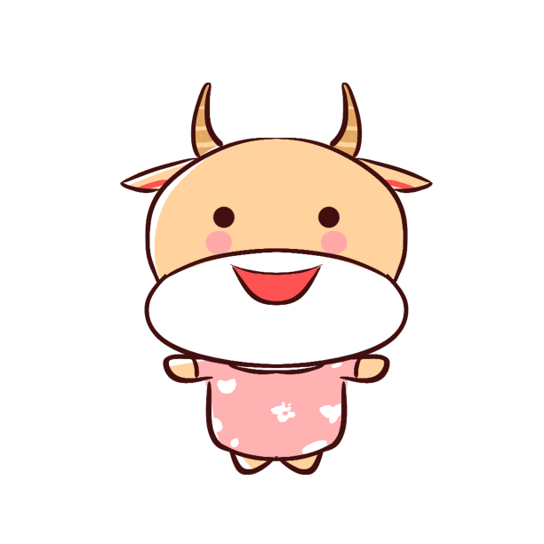 卡通可爱小牛图片下载
