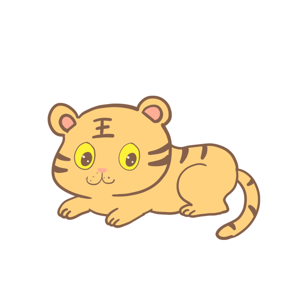卡通Q版老虎图片下载