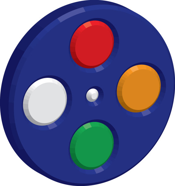 3d电影卷轴图标设计图片下载