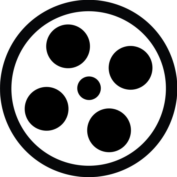 电影卷轴图标设计图片下载