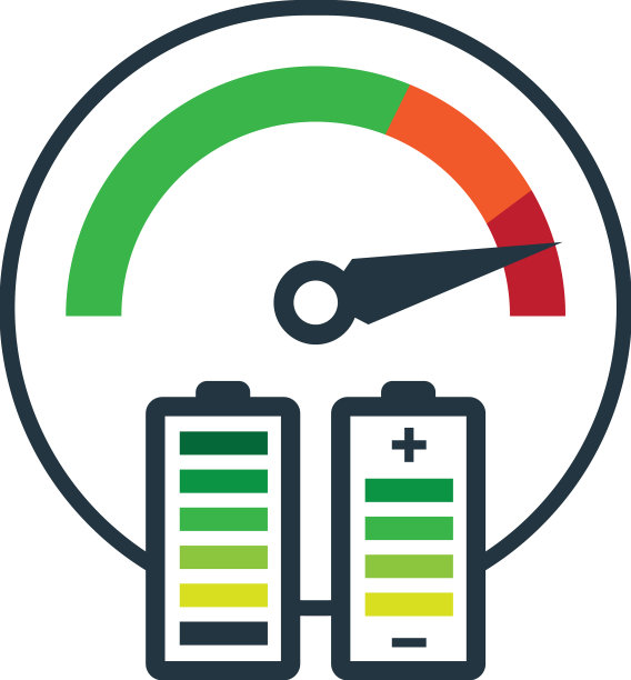 速度计图标和电池图片下载