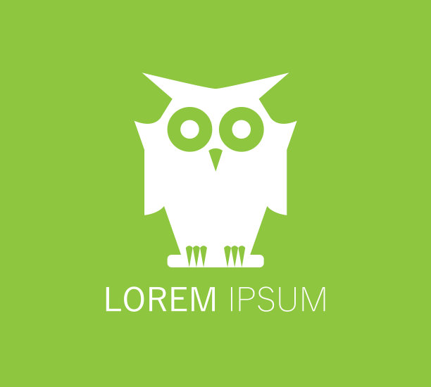 猫头鹰标志设计图片下载