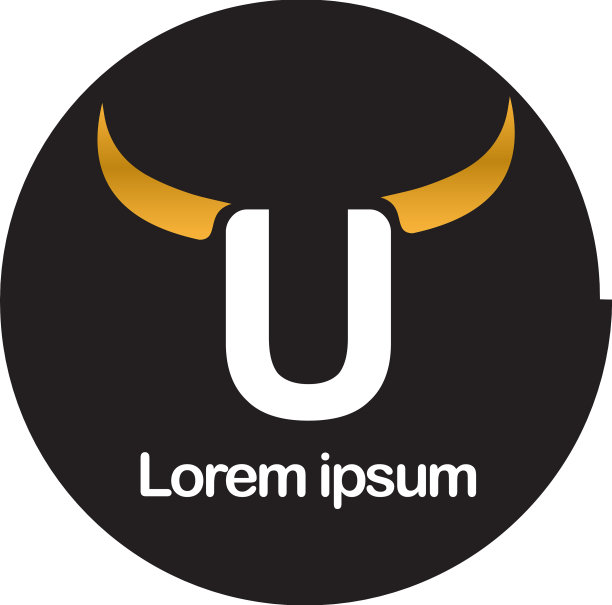 牛排餐厅标志设计图片下载