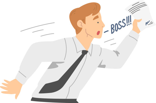 穿白衬衫打领带的办公室职员图片下载