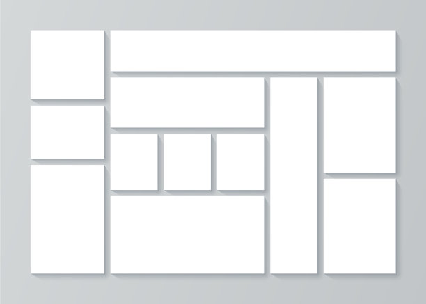照片拼贴模板心情板马赛克图片图片下载