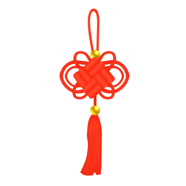 中式红色中国结图片下载