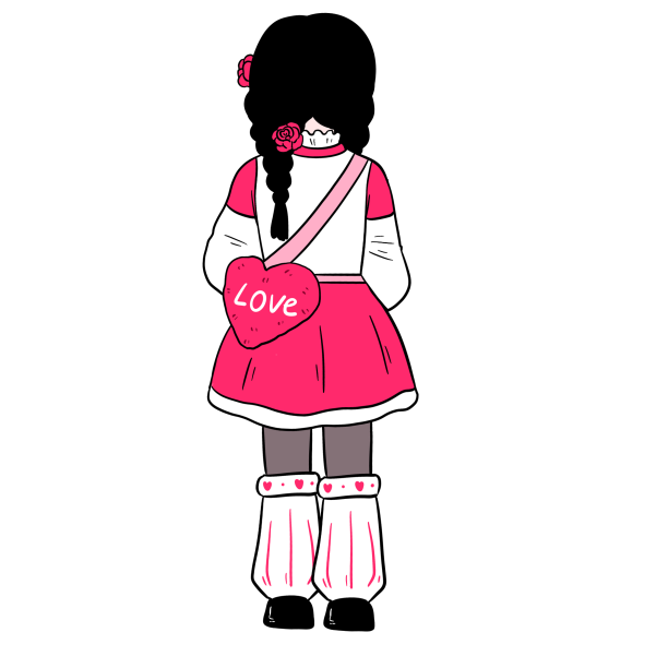 情人节美女背影图片下载