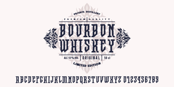 衬线字体维京风格图片下载