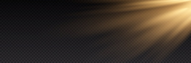 向量的聚光灯下。光的效果。水平恒星射线和探照灯。图片下载