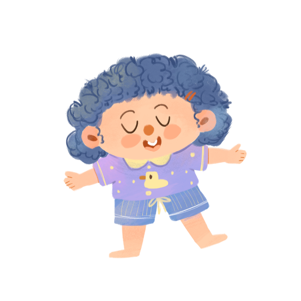 儿童人物女孩平躺图片下载