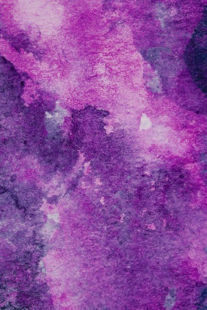水彩纹理。抽象紫画背景。图片下载