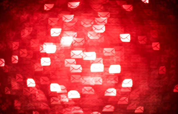 带包络符号的离焦背景图片下载