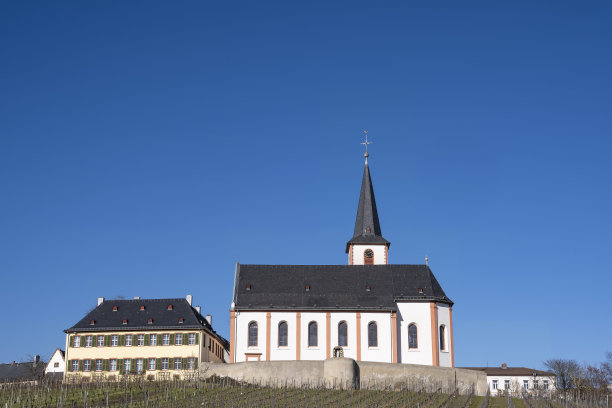 圣彼德和保罗教区教堂在霍奇海姆图片下载