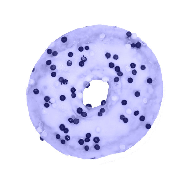 甜甜圈以甜洒隔离在白色的背景上，为2022年设计的甜食品非常围色图片下载