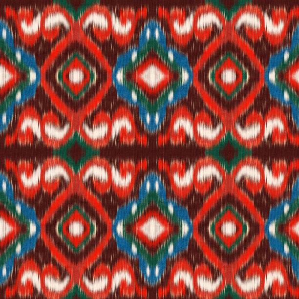 无缝伊卡特模式图片下载