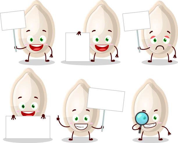 南瓜种子卡通人物带来信息图片下载