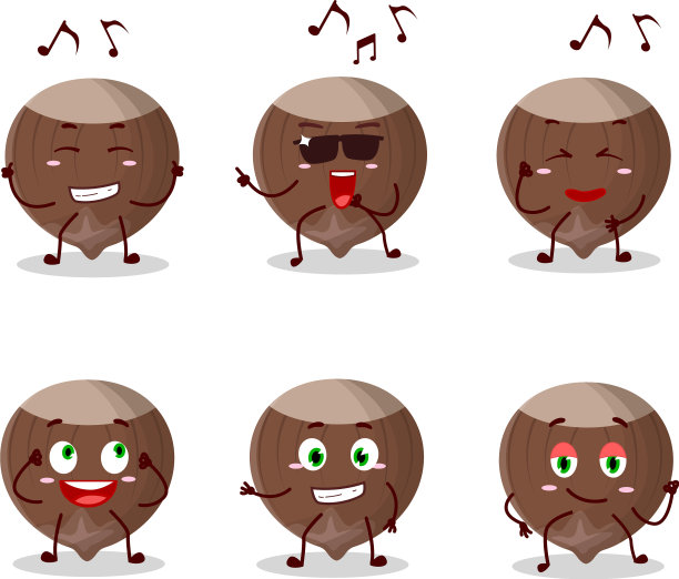 一个卡通人物榛子舞者的形象图片下载