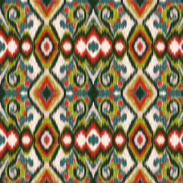 无缝伊卡特模式图片下载