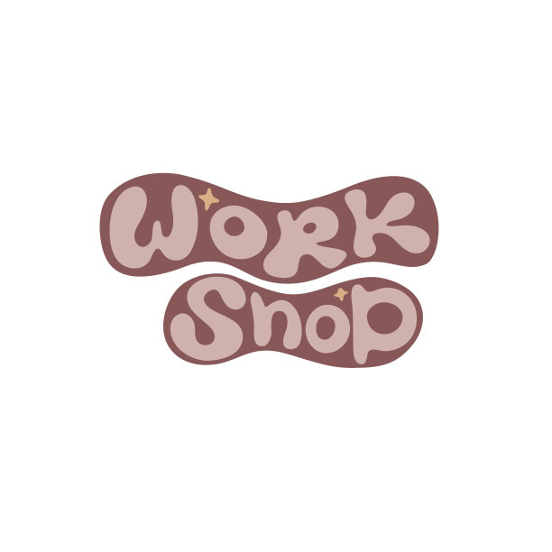 陶艺学校的手绘字体。装饰语言泡沫。墙面和t恤的表达。涂鸦会徽标志孤立。柔和的颜色。爱好装饰符号贴纸。车间打印图片下载