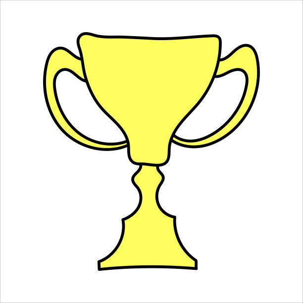 矢量高脚杯手绘涂鸦风格，孤立的白色背景。图片下载