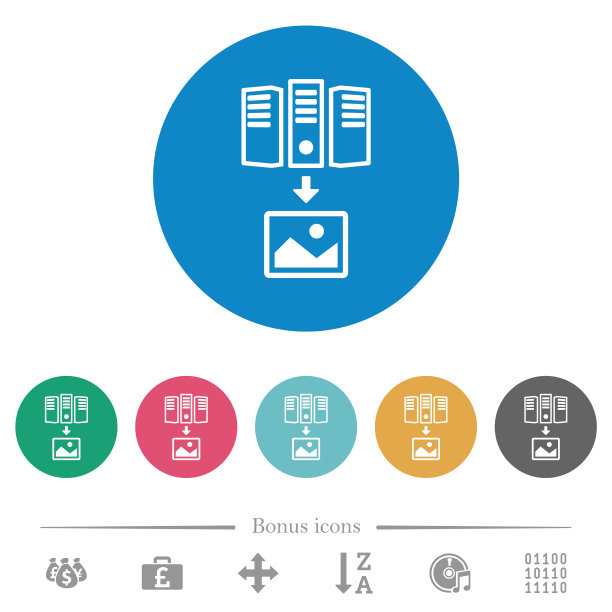 从服务器下载图像实圆形图标图片下载