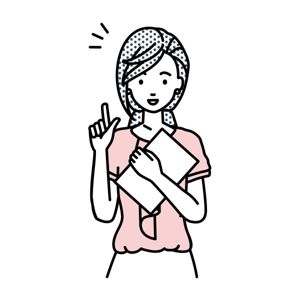 一名休闲工作风格的妇女站在那里用手指着想法图片下载